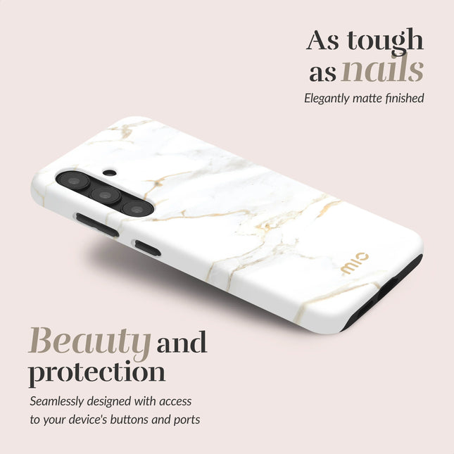 Mio By Mobilize Mio White Marble MagSafe Compatible - Samsung S25 Edge 5G productafbeelding 2