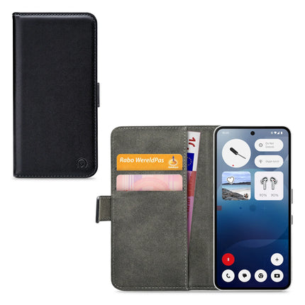 Mobilize Classic Gelly Wallet Book Case Nothing Phone (3A) Black