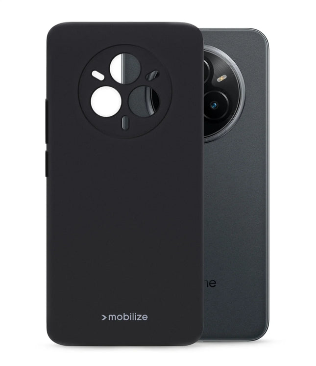 Mobilize Rubber Gelly Case Realme 14 Pro+ 5G Matt Black