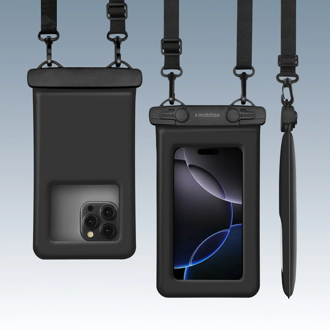 Mobilize Universal Waterproof Floating Bag Ip68 Incl. Lanyard Black productafbeelding 2