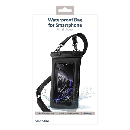 Mobilize Universal Waterproof Floating Bag Ip68 Incl. Lanyard Black productafbeelding 7