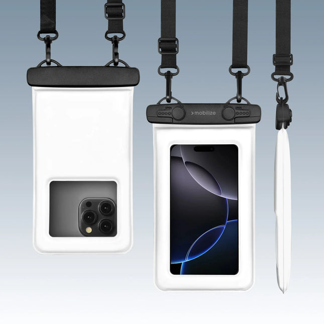 Mobilize Universal Waterproof Floating Bag Incl. Lanyard White productafbeelding 2