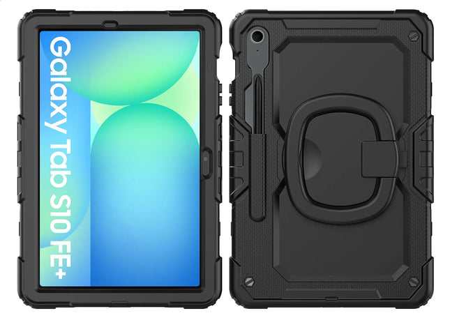 Mobilize Rotating Defender Case Stand Function For Samsung Galaxy Tab S10 Fe+ 13.1 Black
