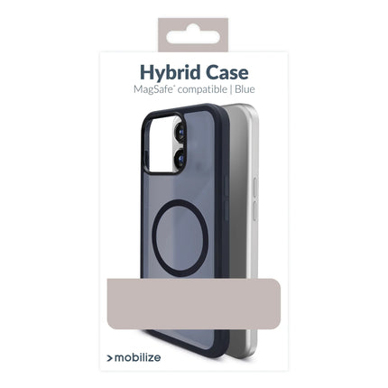 Mobilize MagSafe Compatible Hybrid Pro Case Apple iPhone 16 Pro Blue productafbeelding 10