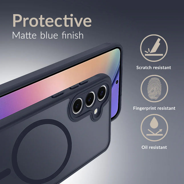 Mobilize MagSafe Compatible Hybrid Case Samsung Galaxy S25 5G Blue productafbeelding 2
