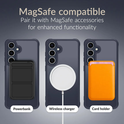 Mobilize MagSafe Compatible Hybrid Case Samsung Galaxy S25 5G Blue productafbeelding 7