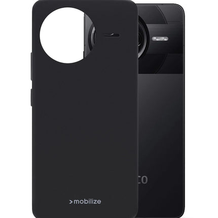 Mobilize Rubber Gelly Case Xiaomi Poco F7 Pro Matt Black