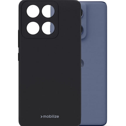 Mobilize Rubber Gelly Case Motorola Edge 60 Fusion Matt Black
