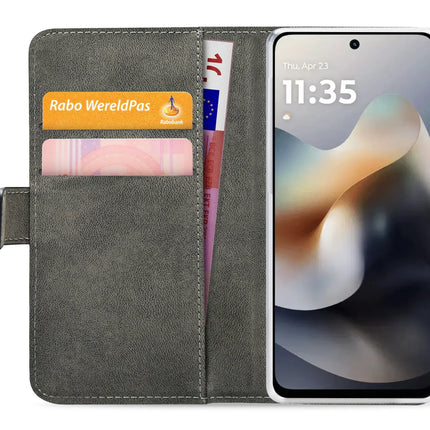 Mobilize Classic Gelly Wallet Book Case Motorola Moto G56 5G Black