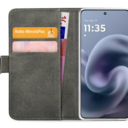 Mobilize Classic Gelly Wallet Book Case Motorola Moto G86 5G Black