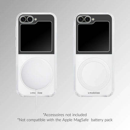 Mobilize MagSafe Compatible Naked Protection Case - Samsung Galaxy Z Flip7 5G Clear productafbeelding 5