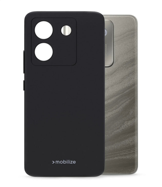 Mobilize Rubber Gelly Case Xiaomi Poco M7 Pro 5G Matt Black
