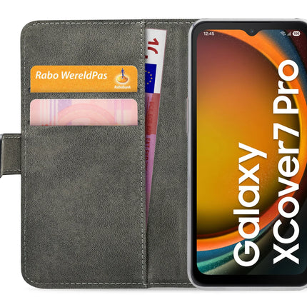 Mobilize Classic Gelly Wallet Book Case Samsung Galaxy Xcover7 Pro 5G Black productafbeelding 4