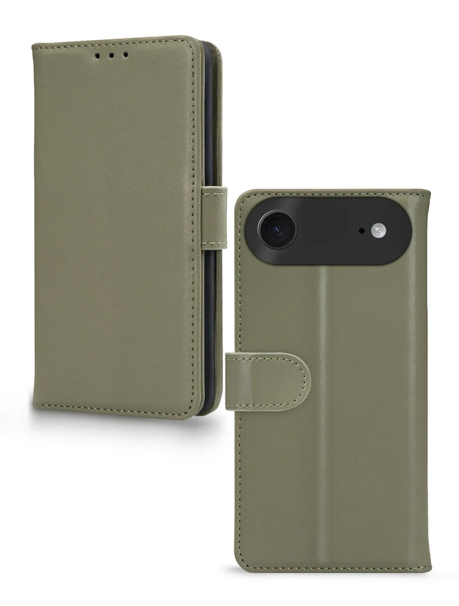 Mobilize Premium Gelly Wallet Book Case Apple iPhone Air Green productafbeelding 2