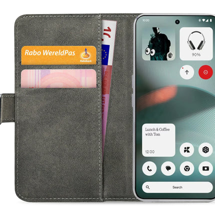 Mobilize Classic Gelly Wallet Book Case Nothing Phone (3) Black productafbeelding 3