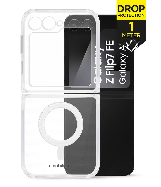 Mobilize MagSafe Compatible Naked Protection Case - Samsung Galaxy Z Flip7 Fe Clear