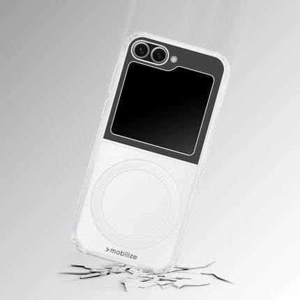 Mobilize MagSafe Compatible Naked Protection Case - Samsung Galaxy Z Flip7 Fe Clear productafbeelding 3