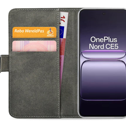Mobilize Classic Gelly Wallet Book Case OnePlus Nord Ce5 Black productafbeelding 3