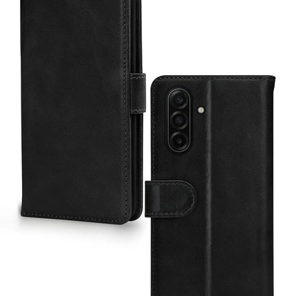 Mobilize Leather Wallet Samsung Galaxy A17 (4G/5G) Black productafbeelding 2