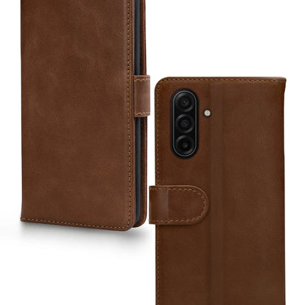 Mobilize Leather Wallet Samsung Galaxy A17 (4G/5G) Brown productafbeelding 2