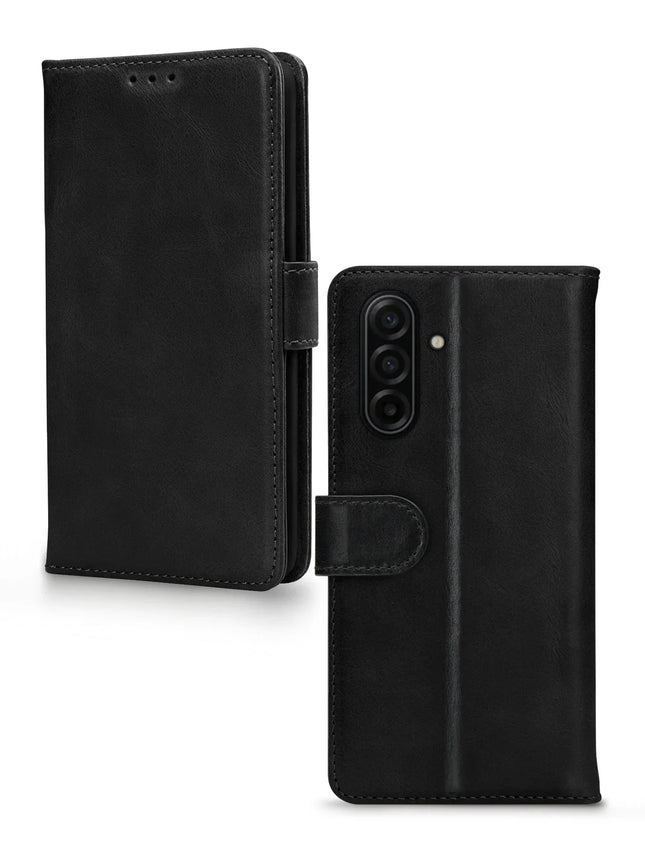 Mobilize Premium Gelly Wallet Book Case Samsung Galaxy A17 (4G/5G) Black productafbeelding 2