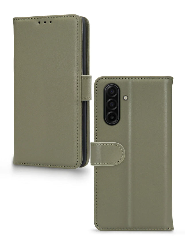 Mobilize Premium Gelly Wallet Book Case Samsung Galaxy A17 (4G/5G) Green productafbeelding 2