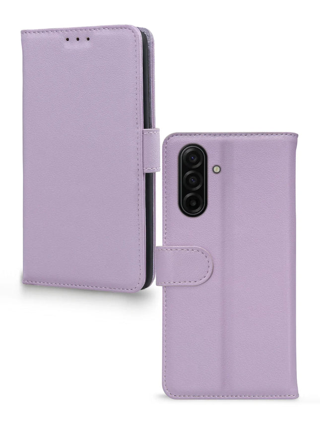 Mobilize Premium Gelly Wallet Book Case Samsung Galaxy A17 (4G/5G) Purple productafbeelding 2