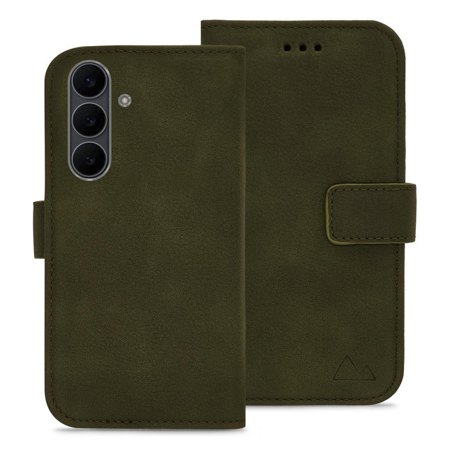 My Style Flex Wallet bookcase Samsung Galaxy S25 FE 5G Forest Green vooraanzicht
