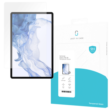 Samsung Galaxy Tab S8 - Screenprotector Tempered Glass 2 pack - Clear