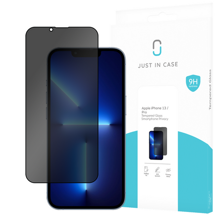 iPhone 13/13 Pro - Privacy Screenprotector Tempered Glass