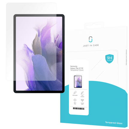 Samsung Galaxy Tab S7 FE - Screenprotector Tempered Glass