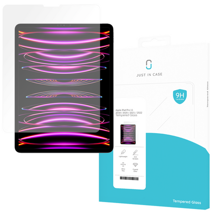 iPad Pro 11 2022 4th (Gen)/Pro 11 2021 (3rd Gen)/Pro 11 2020 (2nd Gen) - Screenprotector Tempered Glass