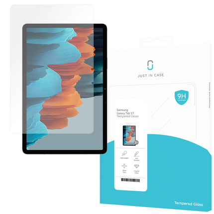 Samsung Galaxy Tab S7 - Screenprotector Tempered Glass 2 pack - Clear