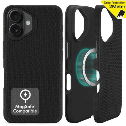 Apple iPhone 16 Black MagSafe Hoesje MagSafe Hoesje Zwart - Apple - Casebump