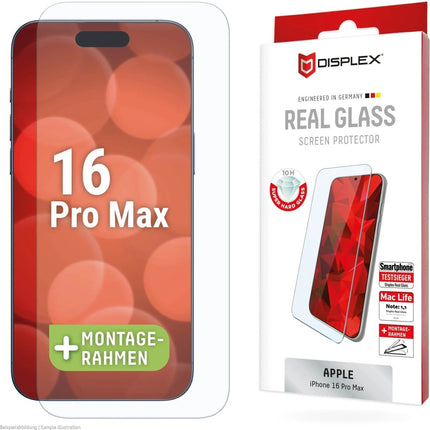 Apple iPhone 16 Pro Max Real Glass Screenprotector - Apple - Casebump
