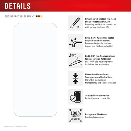 Apple iPhone 16 Pro Max Real Glass Screenprotector - Apple - Casebump