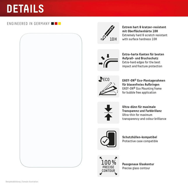 Apple iPhone 16 Pro Max Real Glass Screenprotector - Apple - Casebump
