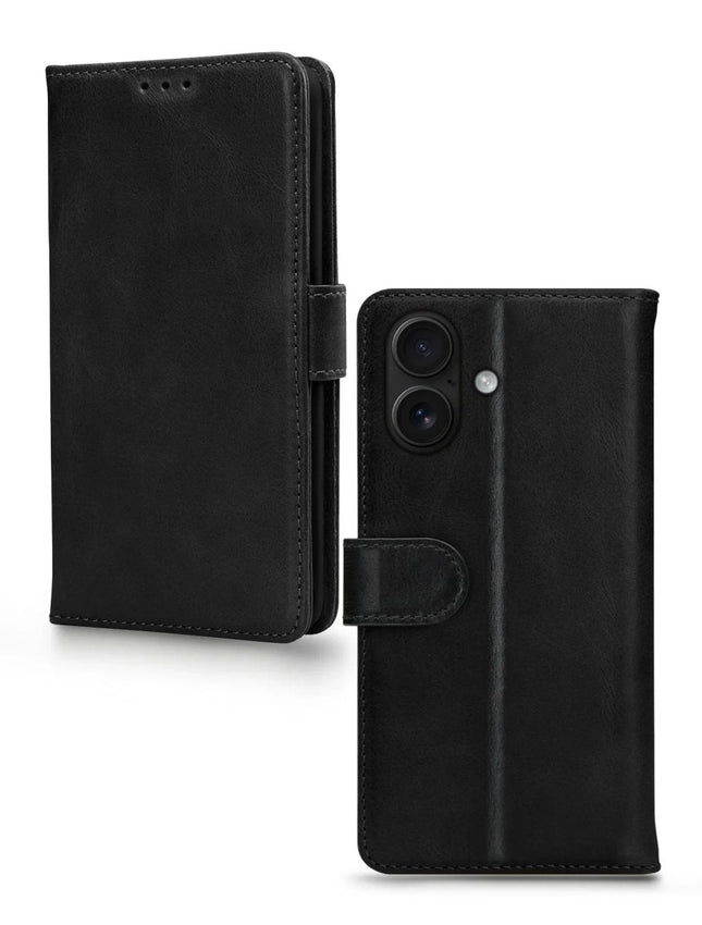 Apple iPhone 17 Black Wallet Book Case Wallet Book Case Zwart - Apple - Casebump