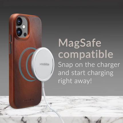 Apple iPhone 17 Burned Cognac MagSafe Hoesje MagSafe Hoesje - Apple - Casebump