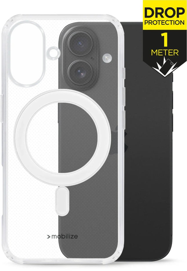 Apple iPhone 17 Clear MagSafe Hoesje MagSafe Hoesje Transparant - Apple - Casebump