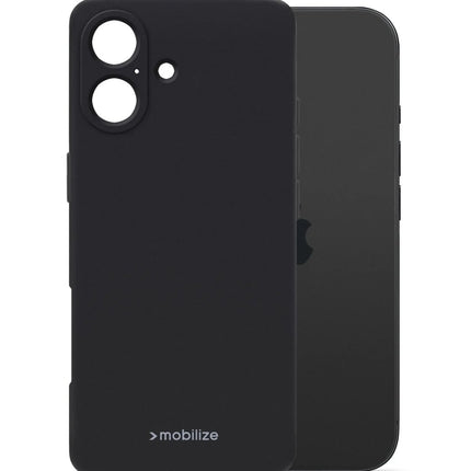 Apple iPhone 17 Matt Black Gelly Case Gelly Case Zwart - Apple - Casebump