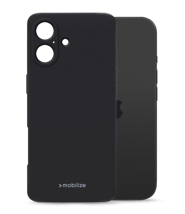 Apple iPhone 17 Matt Black Gelly Case Gelly Case Zwart - Apple - Casebump