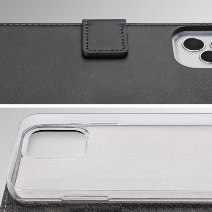 Apple iPhone 17 Pro Black Wallet Book Case Wallet Book Case Zwart - Apple - Casebump