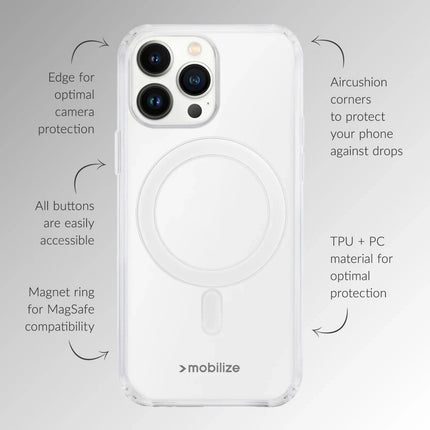 Apple iPhone 17 Pro Clear Hoesje Hoesje Transparant - Apple - Casebump