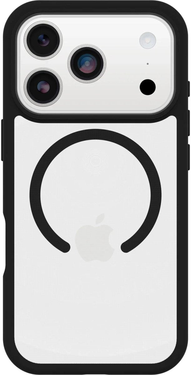 Apple iPhone 17 Pro Clear/Black MagSafe Hoesje MagSafe Hoesje Zwart - Apple - Casebump