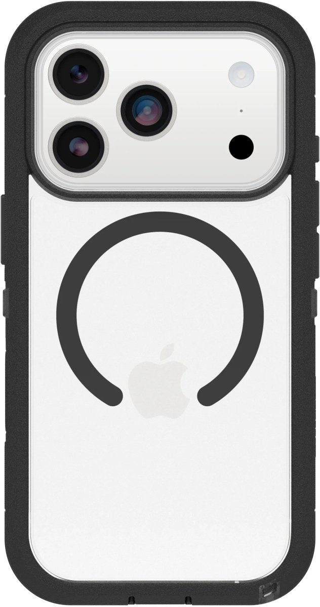 Apple iPhone 17 Pro Clear/Black MagSafe Hoesje MagSafe Hoesje Zwart - Apple - Casebump