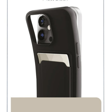 Apple iPhone 17 Pro Matt Black Gelly Case Gelly Case Zwart - Apple - Casebump