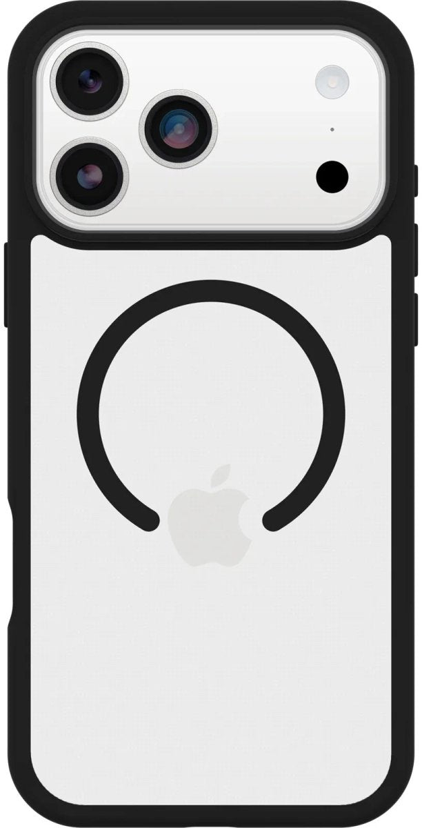 Apple iPhone 17 Pro Max Clear/Black MagSafe Hoesje MagSafe Hoesje Zwart - Apple - Casebump