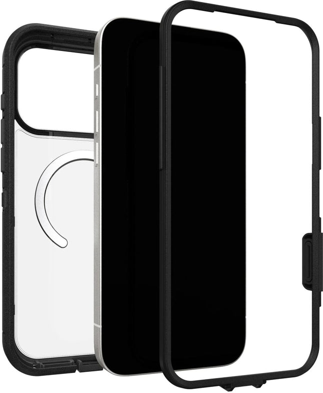Apple iPhone 17 Pro Max Clear/Black MagSafe Hoesje MagSafe Hoesje Zwart - Apple - Casebump