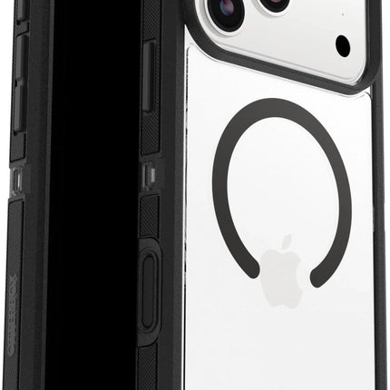 Apple iPhone 17 Pro Max Clear/Black MagSafe Hoesje MagSafe Hoesje Zwart - Apple - Casebump